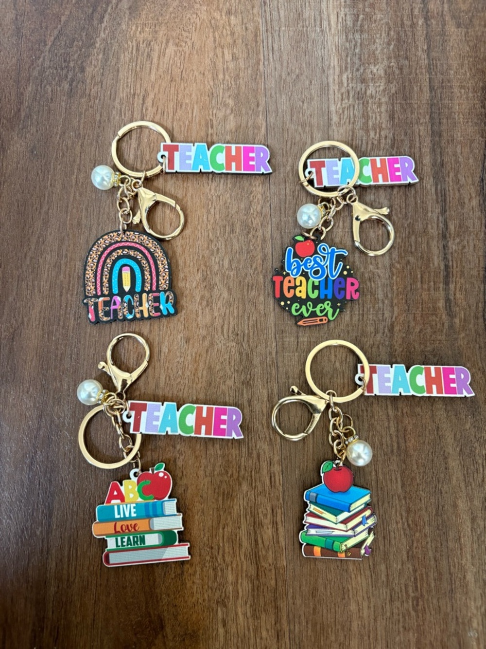 Teacher Appreciation Keychains Bundle